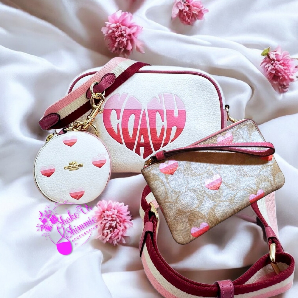 Coach Jaime Camera Bag,  Round Pouch & Wristlet 3 Pc Set